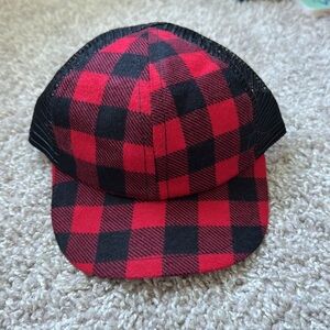 George Hats Buffalo plaid trucker hat
